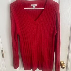 Croft & Barrow sz medium red sweater